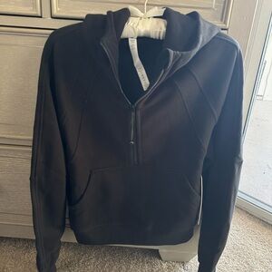 NWT lululemon “Scuba” oversized half-zip hoodie, size XS/S